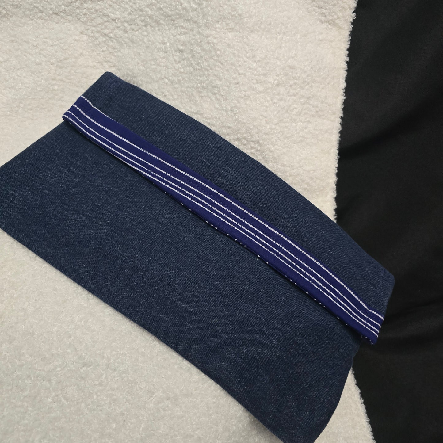 Denim Clutch (Blue lining)