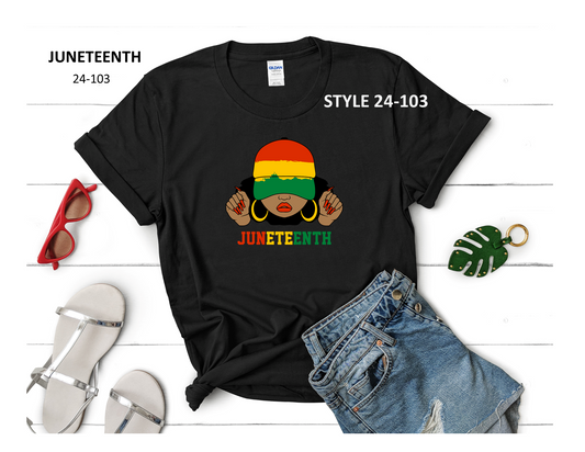 JUNETEENTH T-SHIRT (STYLE 24-103)