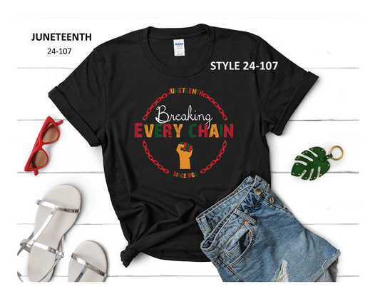 JUNETEENTH T-SHIRT (STYLE 24-107)