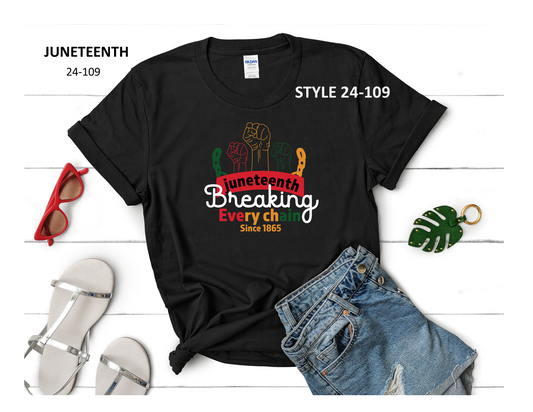 JUNETEENTH T-SHIRT (STYLE 24-109)