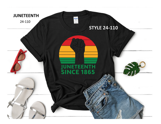 JUNETEENTH T-SHIRT (STYLE 24-110)