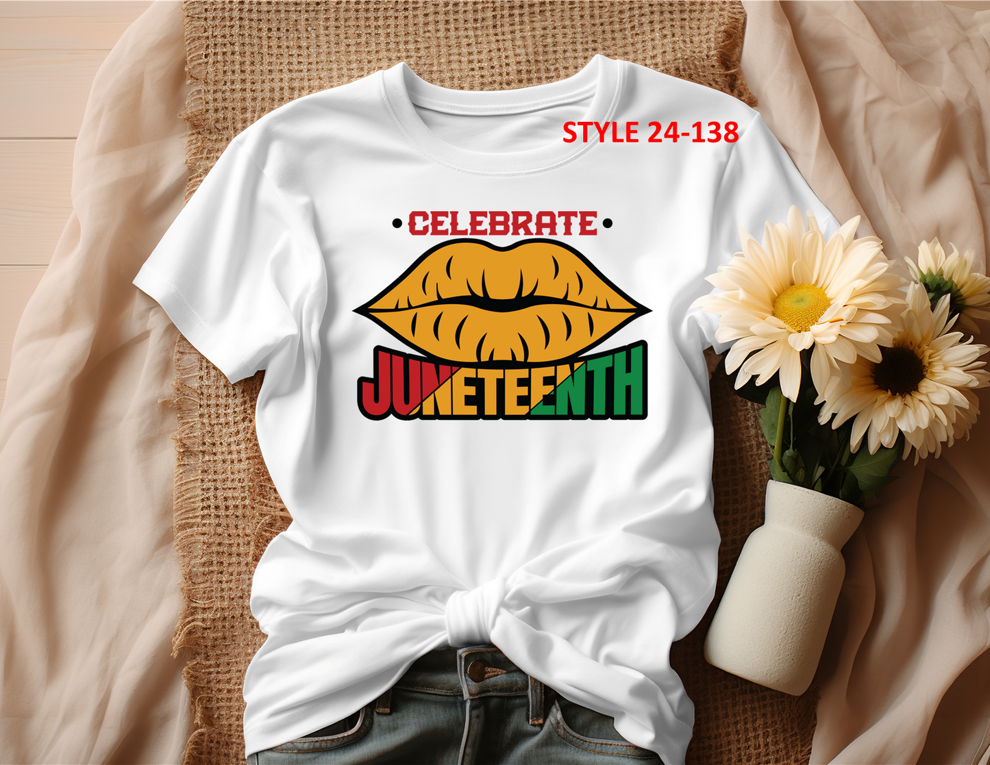 JUNETEENTH T-SHIRT (STYLE 24-138)