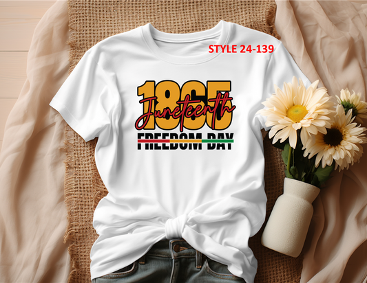 JUNETEENTH T-SHIRT (STYLE 24-139)