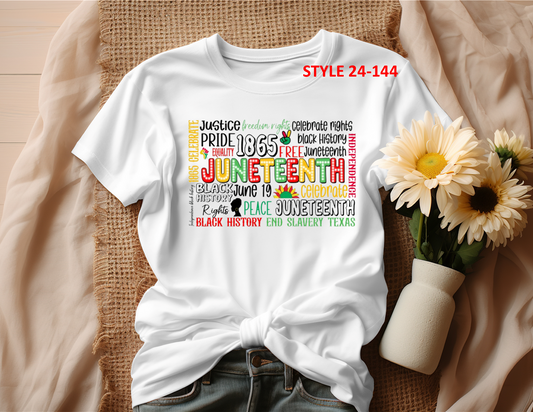 JUNETEENTH T-SHIRT (STYLE 24-144)