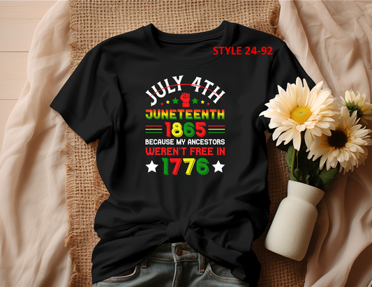 JUNETEENTH T-SHIRT (STYLE 24-92)