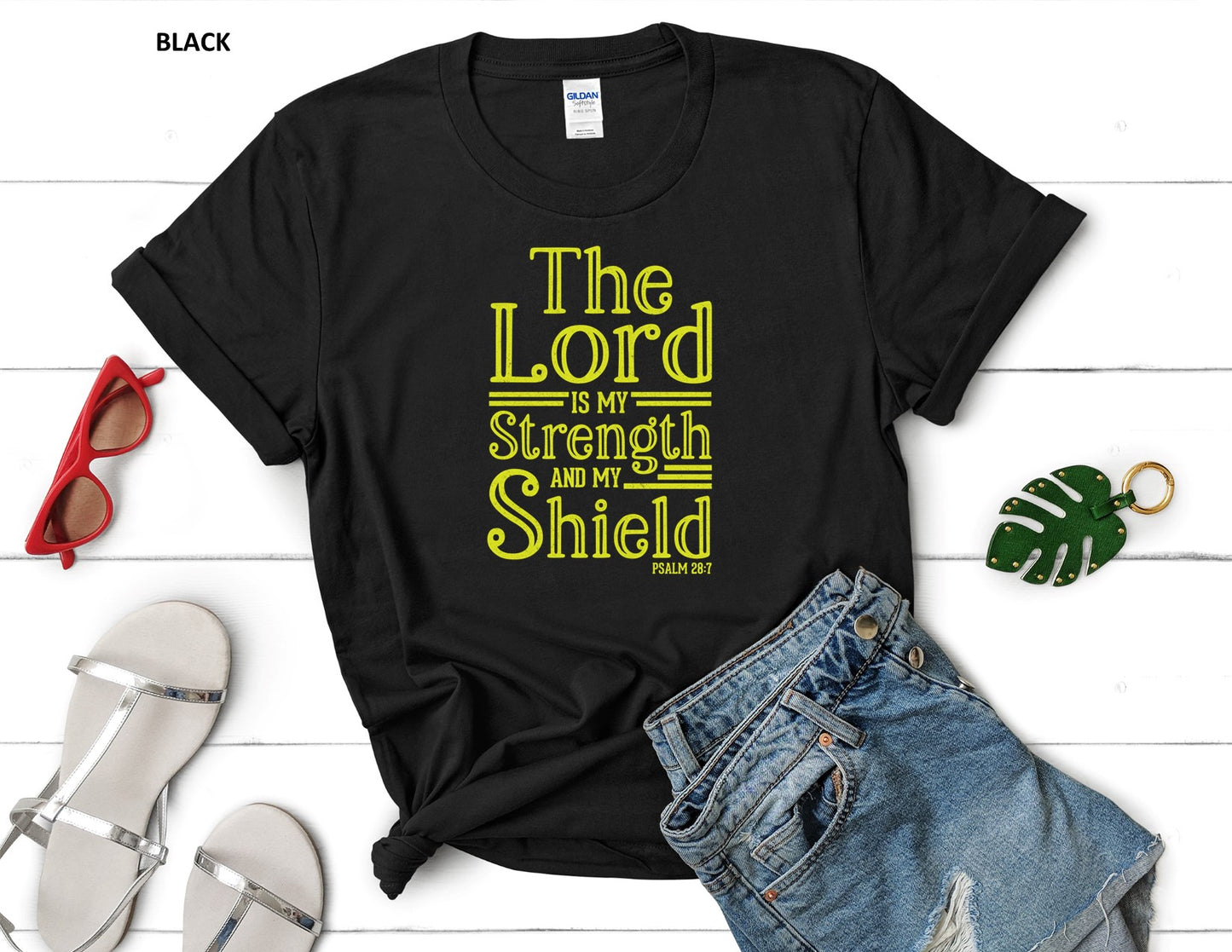 THE LORD IS MY STRENGTH T-SHIRT