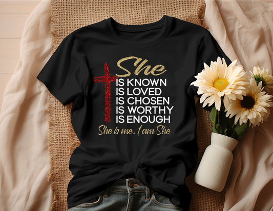 SHE IS T-SHIRT